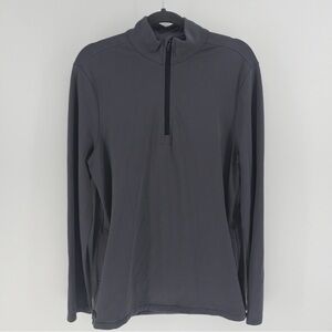 Cuts Clothing Mens 1/4 Zip Pullover Medium Gray Golf Performance